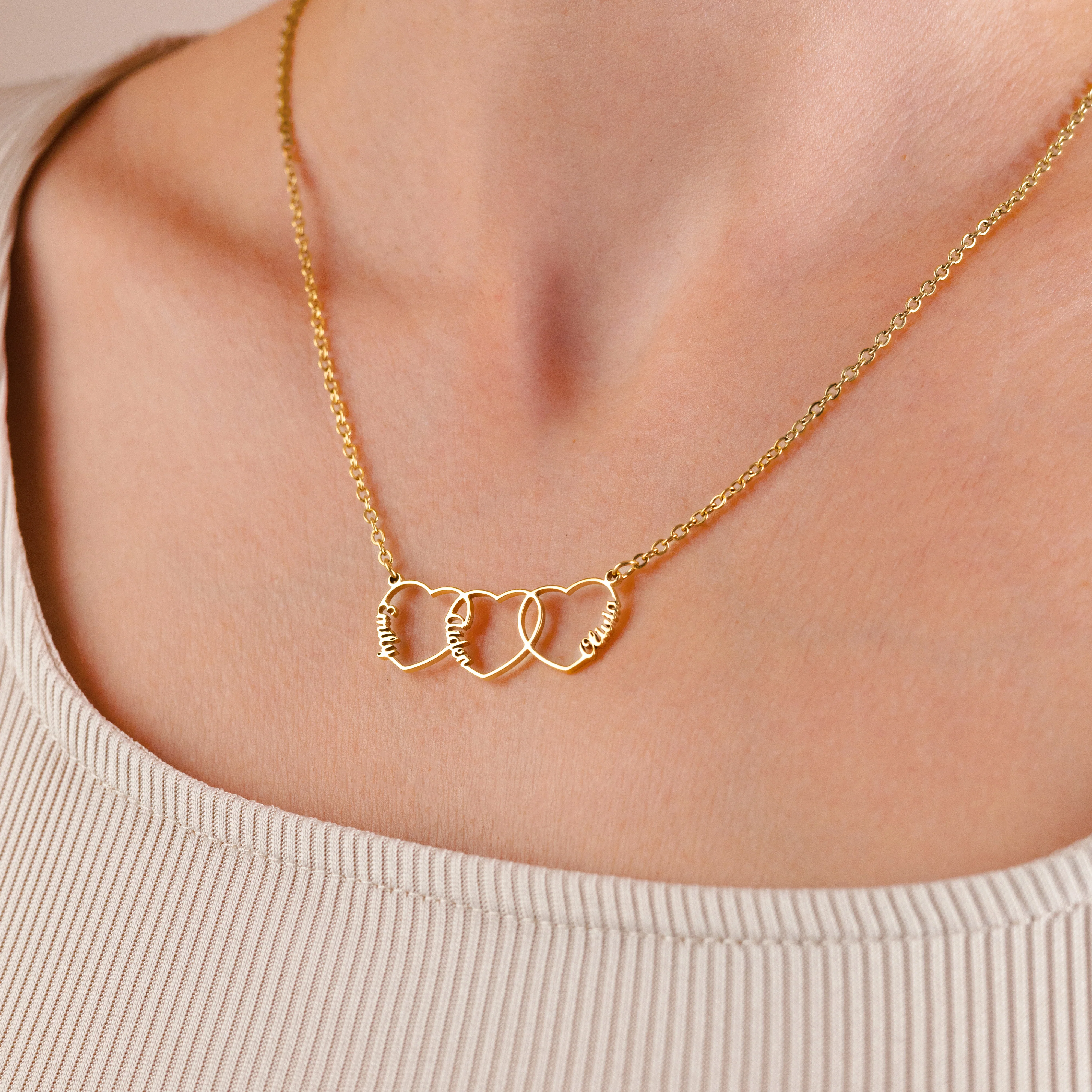 Personalized Heart Name Necklace - Image 6